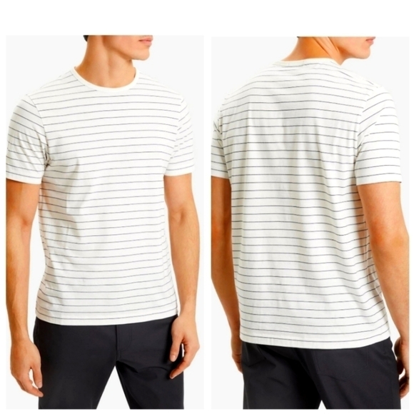 New  Theory Precise Luxe Pima Cotton Tee - Picture 1 of 9